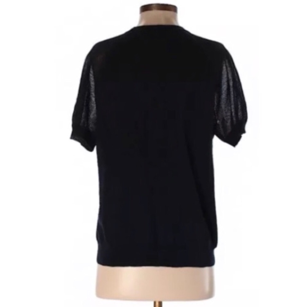 J. Crew Mesh-Sleeved Pullover Sweater, MSRP $64.50 - Picture 2 of 8